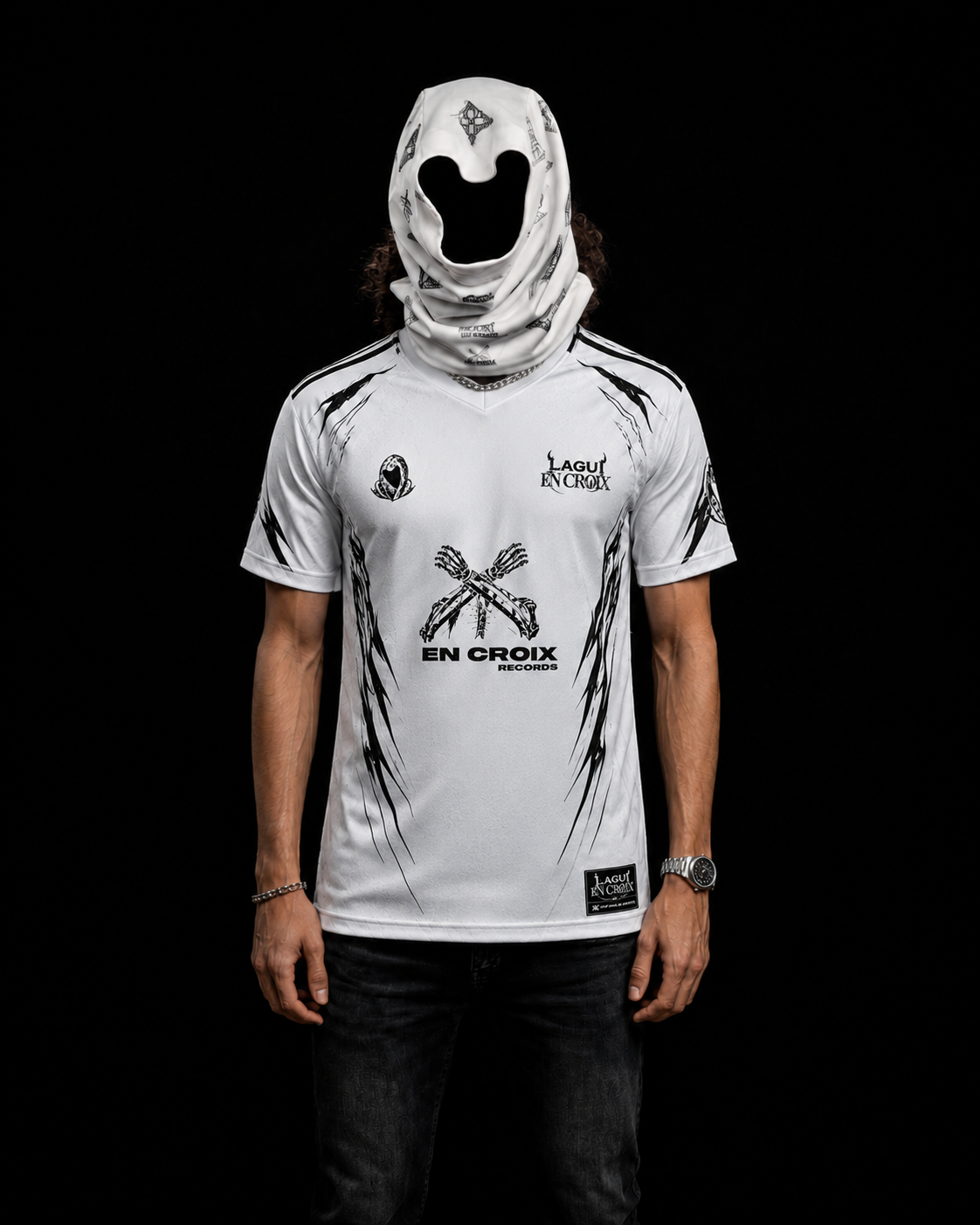 Tee Shirt réfléchissant EN CROIX Blanc