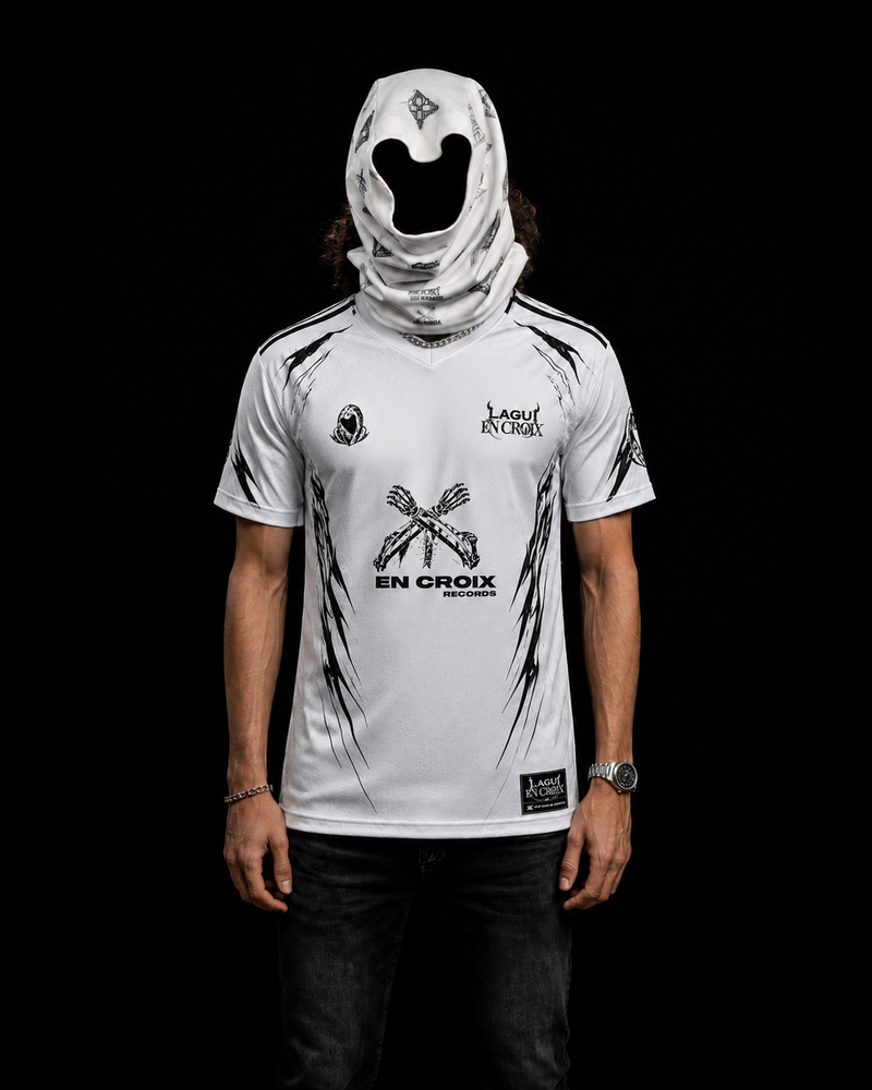 Tee Shirt réfléchissant EN CROIX Blanc — face